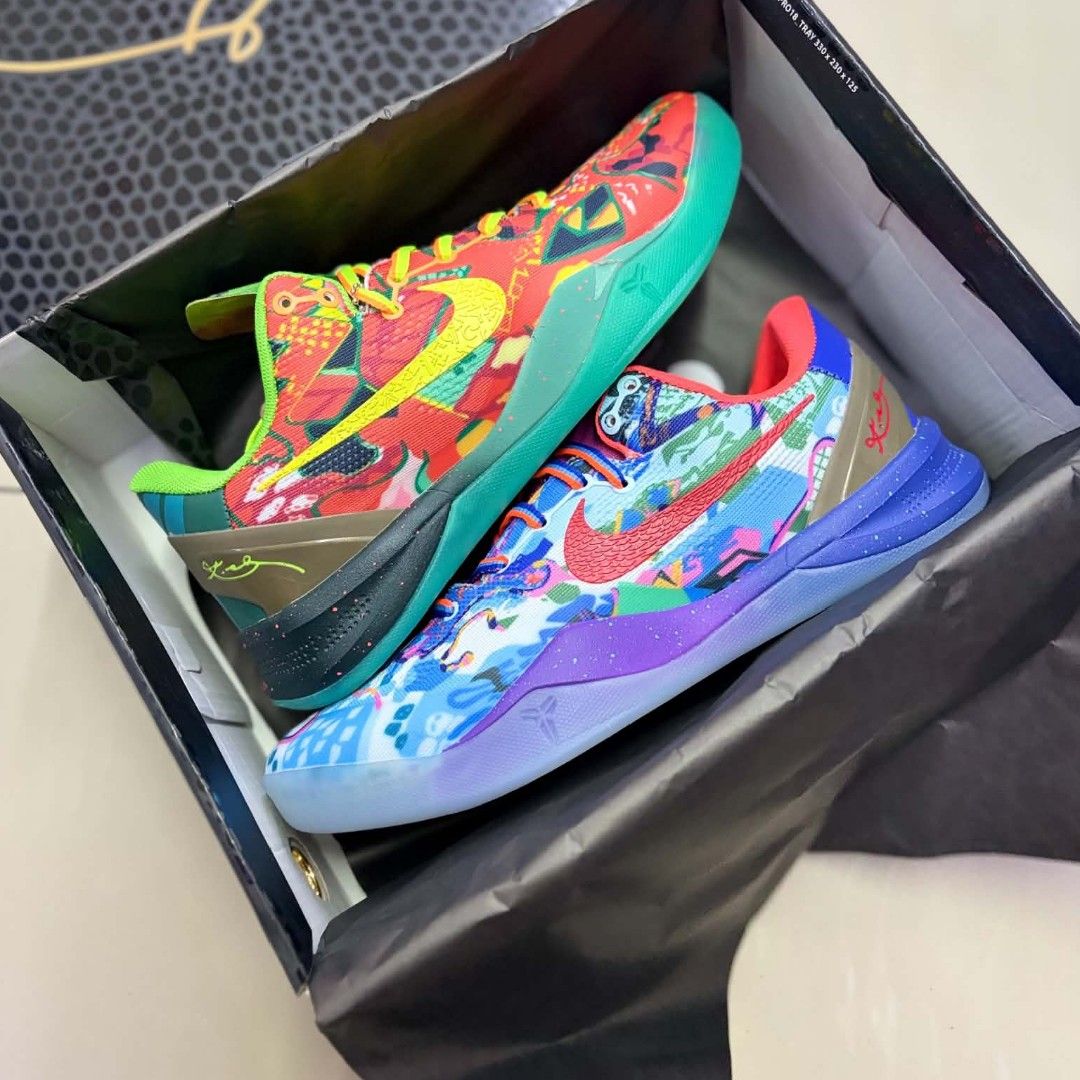 Kobe 8 - what the 📦 (Category: Casual Shoes) located in Manila. Submitted by johnricoma60523 (Listing ID 1462441367, Image 2). Description: For more details? Just pm on me🫰 📍All size available 📍Open for COD/meet up or gcash payment 📍F you want to order I give you best High Quality💯 📍Thank you for trusting me🫡🫶.