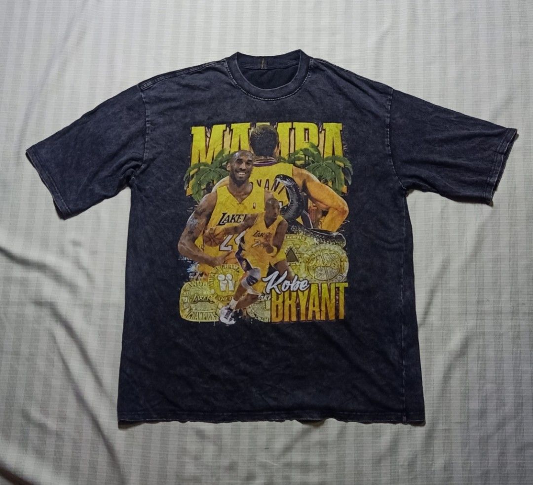Kobe Bryant "Mamba" Graphic T-Shirt (Category: Tshirts & Polo Shirts ) located in Pasay City. Submitted by jay_gdz (Listing ID 1462643812, Image 1). Description: Kobe Faded Graphic Shirt Dimes: 25W x 31L Excellent Condition 10/10 Color Rate No issue.