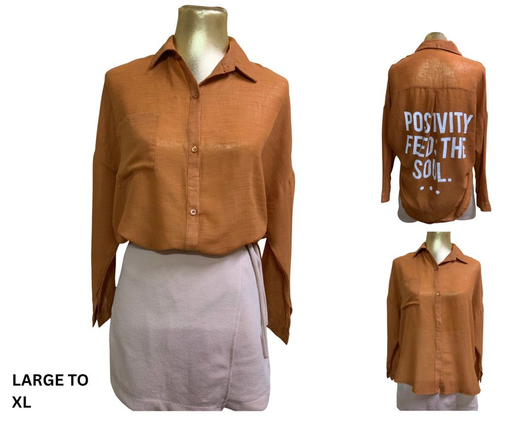 Korean long sleeves office wear (Category: Blouses) located in Quezon City. Submitted by hae.inah (Listing ID 1462648371, Image 3). Description: PRE-LOVED KOREAN OFFICEWEAR Used but Not Abused All items are washed, cleaned, and packed nicely before shipping. Perfect for your stylish office wear, casual OOTDs, and everyday looks. Please manage expectations: • These are PRE-LOVED / THRIFTED ITEMS • Sizes and measurements are indicated in the photos