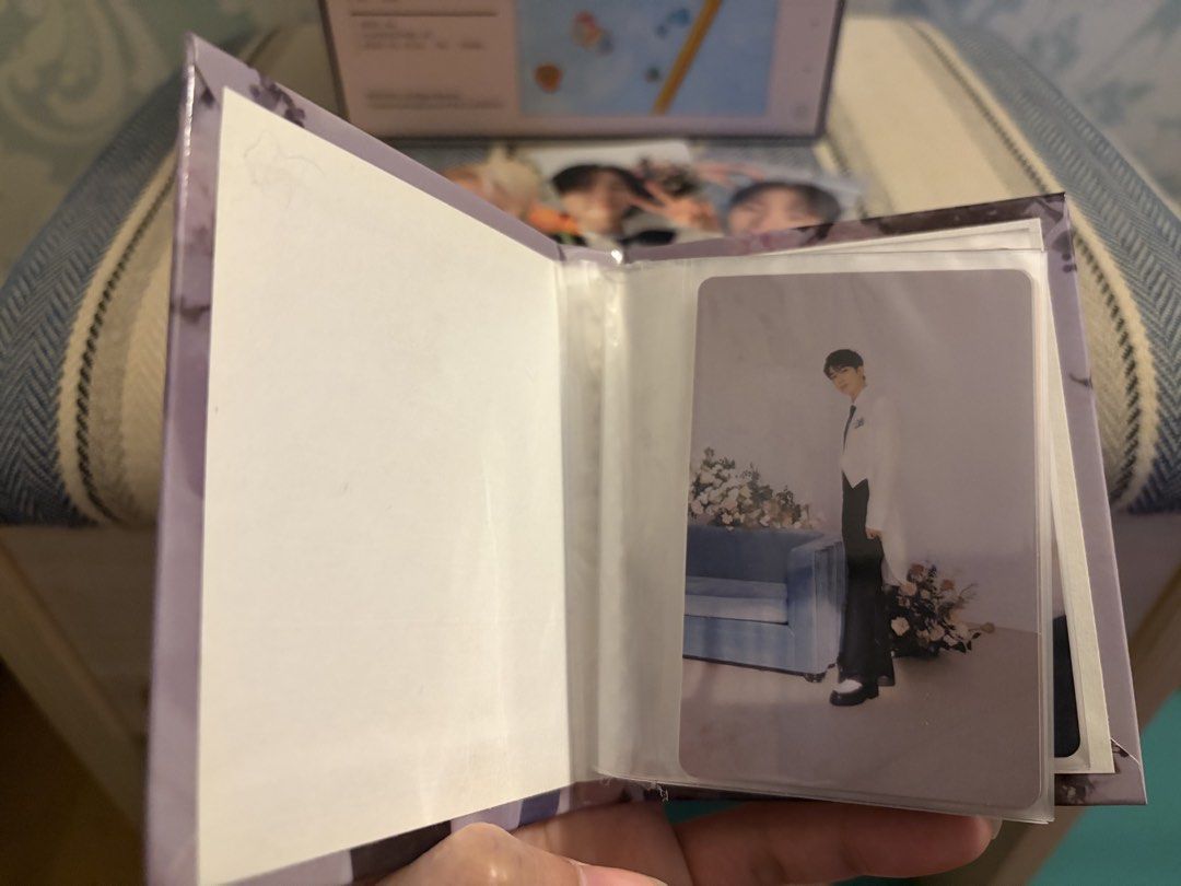 SVT FML wonwoo carat ver (Category: K-Wave Merchandise) located in Manila. Submitted by sc.moo04 (Listing ID 1462651179, Image 2). Description: The binder part has defects, lightly loose &needs to be glued -complete inclusions -sold as set.
