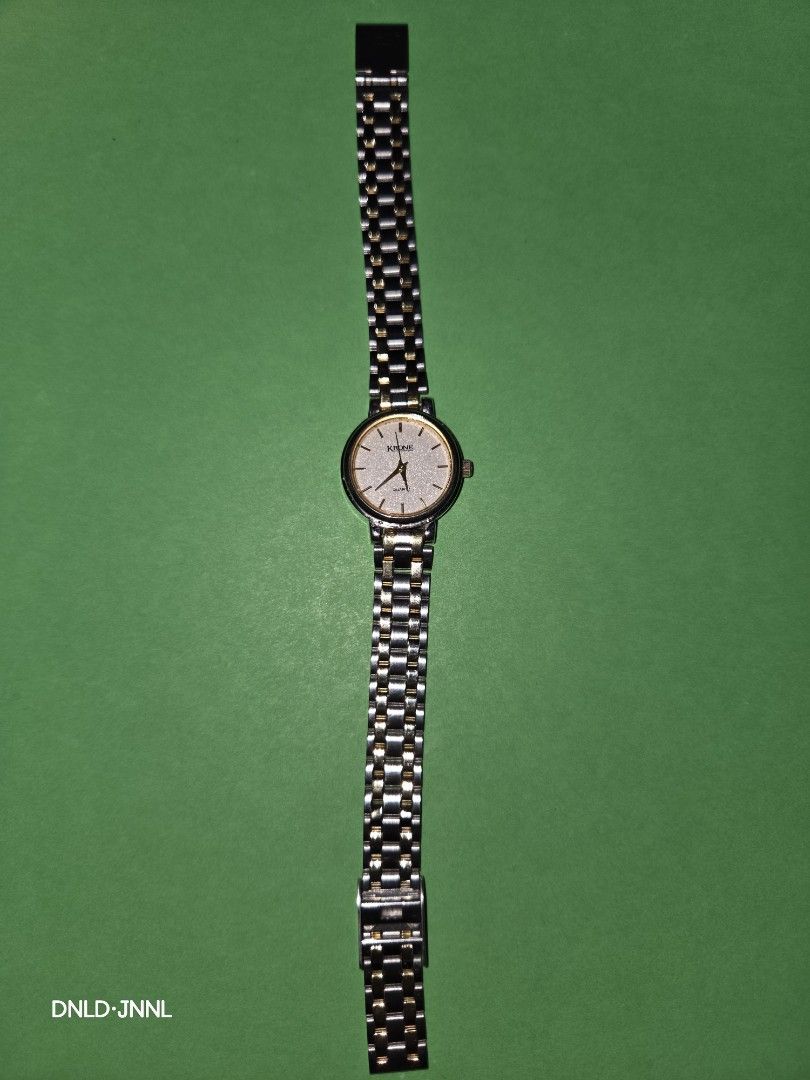 Krone Quartz Gold Tone Watch (Category: Women's Watches) located in Quezon City. Submitted by mngkybb (Listing ID 1462535859, Image 3). Description: KRONE QUARTZ WATCH P800.00 Location: Heroes Hill Subd. QC (near Fisher Mall Quezon Ave.) For inquiries, please send us a message. Reminder: You are dealing with pre-loved/vintage watches. Imperfections, signs of usage and minor flaws are part of buying. Please manage your expectations 😊 Thank yoouuu