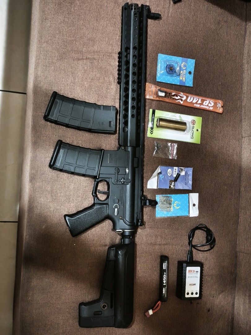Krytac Warsport LVOA (Category: Musical Instruments) located in Caloocan City. Submitted by skylargabo37981 (Listing ID 1462455032, Image 3). Description: For sale Krytac Warsport LVOA (Upgraded parts) 460 fps Inclusions: 2mags included (dekamot) Brand new gun bag Slong cylinder Slong piston Shs nozzle Sp140 guarder spring Bagong reshim Shs Bearing Stock krytac 30k motor (no need to upgrade) Stock krytac Hop chamber (no need to upgrade) Stock kry