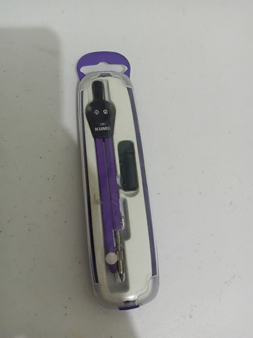 KUM Compass with Case (Category: Stationery & School Supplies) located in Davao. Submitted by all_below_900 (Listing ID 1462615454, Image 1). Description: - Note: Includes pencil lead..