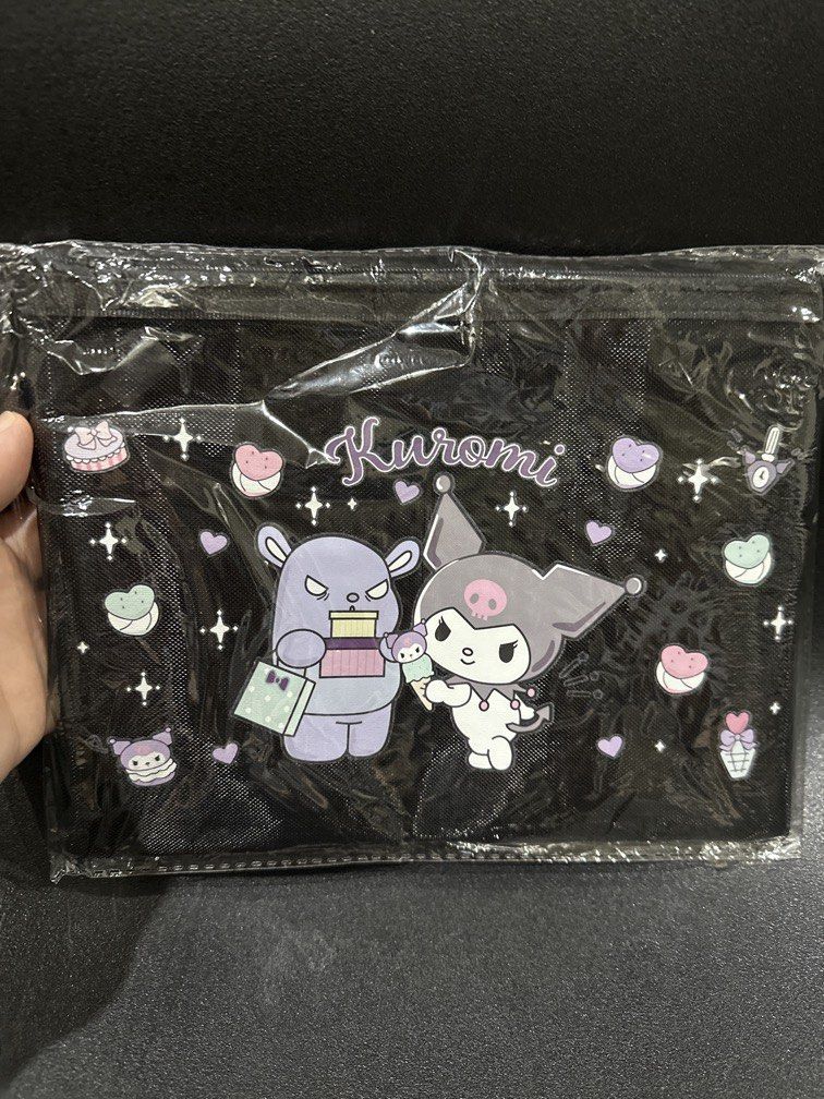 Kuromi Mesh Pouch (Category: Other Stationery & Craft) located in Manila. Submitted by krystalchewey_ (Listing ID 1462637076, Image 1). Description: Bnew Actual Photo Posted 180php Mesh pouch with zipper.