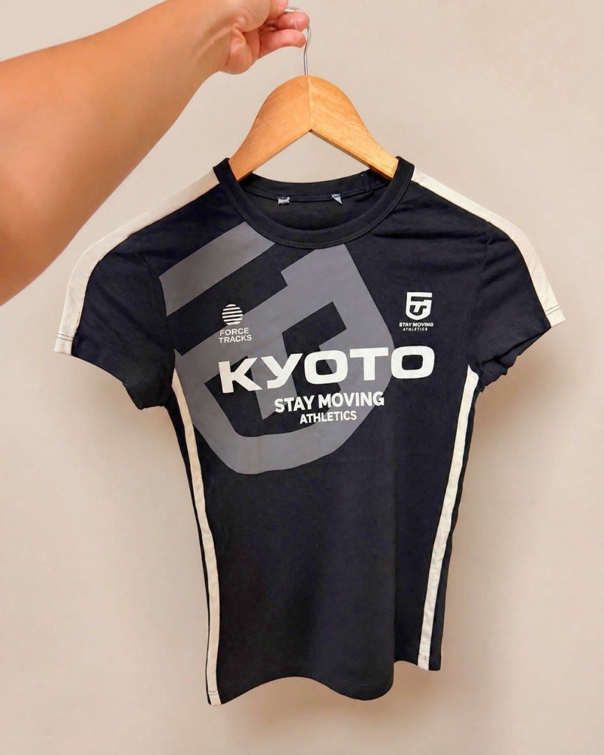 Kyoto BERSHKA Top (Category: Tshirts & Polo Shirts ) located in Iligan City. Submitted by rosydoll.archive (Listing ID 1462485598, Image 1). Description: note: this is OVERRUN (pls do research first about overruns before sending an offer) ⚠️ photo only enhanced by AI.