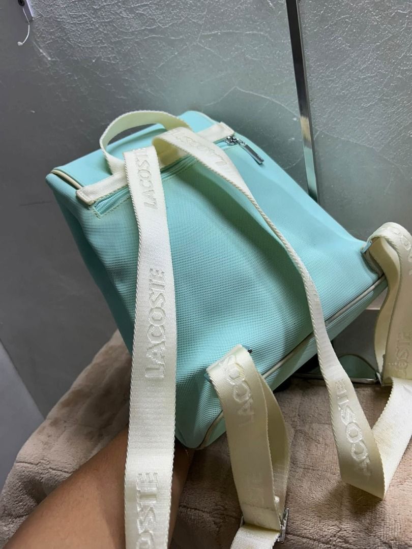 LACOSTE BACK PACK (Category: Backpacks) located in Caloocan City. Submitted by j3ngsanity (Listing ID 1462623121, Image 2). Description: ISSUE : MIN RUST STAIN SA LOCK / MIN INK STAIN OVERALL GOOD CONDI .
