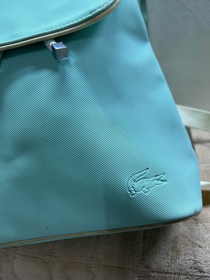 LACOSTE BACK PACK (Category: Backpacks) located in Caloocan City. Submitted by j3ngsanity (Listing ID 1462623121, Image 3). Description: ISSUE : MIN RUST STAIN SA LOCK / MIN INK STAIN OVERALL GOOD CONDI .