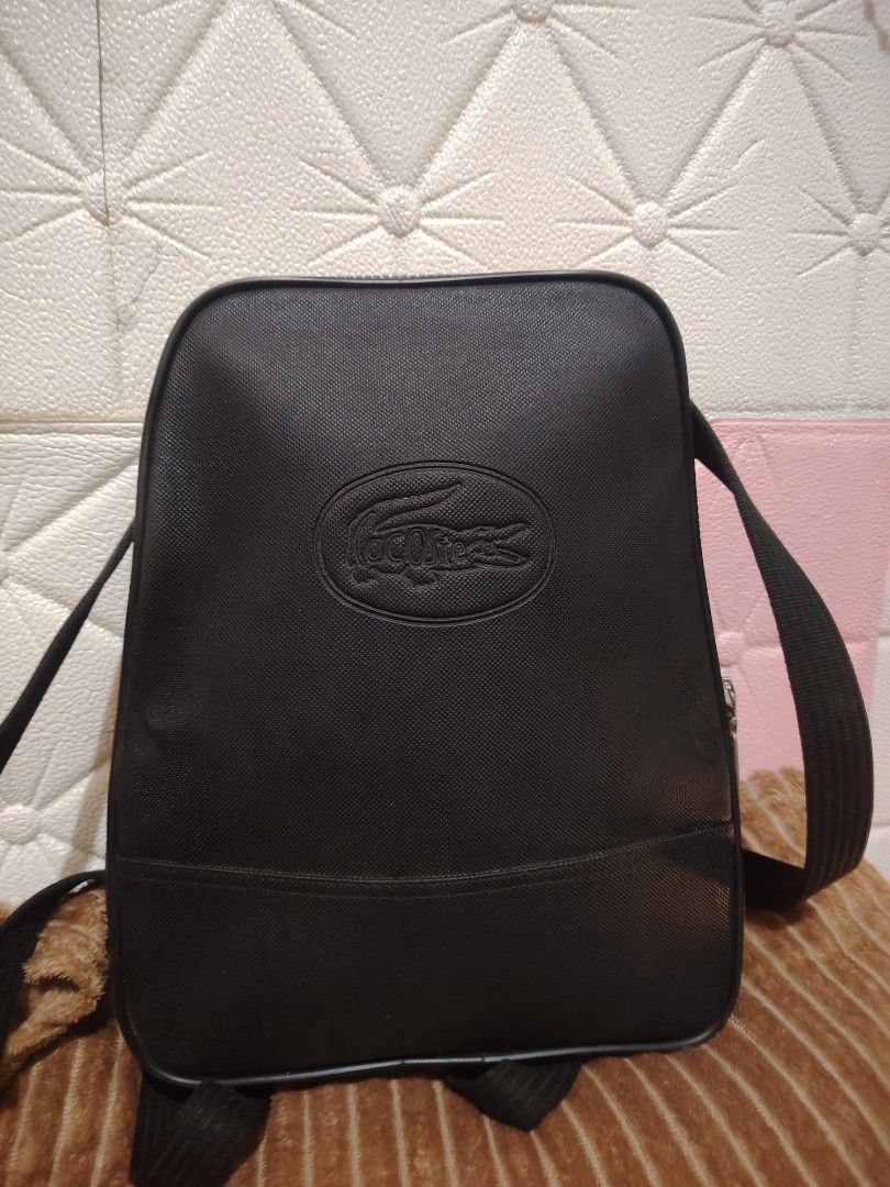 Lacoste bp (Category: Backpacks) located in Bulacan. Submitted by jhefkheelo02163 (Listing ID 1462444430, Image 1). Description: Lacoste mini bp Small size Og 😍😍😍 no flaws.