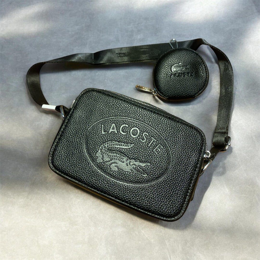 Lacoste Croco Crew crossbody bag, (Category: Luxury Bags & Wallets) located in Imus. Submitted by bernaljoe12542 (Listing ID 1462512525, Image 1). Description: Lacoste Croco Crew crossbody bag, .
