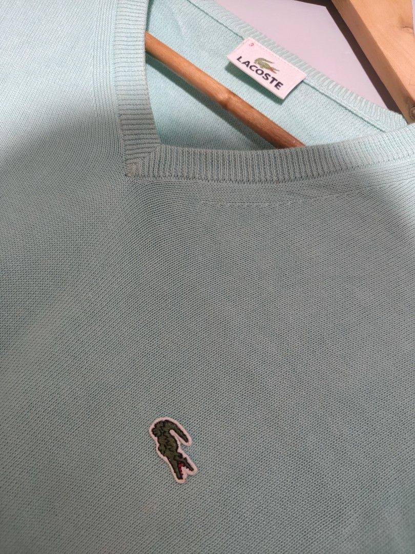 LACOSTE KNITT CARDIGAN (Category: Blouses) located in Tacloban City. Submitted by tactripp (Listing ID 1462457134, Image 2). Description: Orig/auth w - 19 L - 25 Excellent No issue.