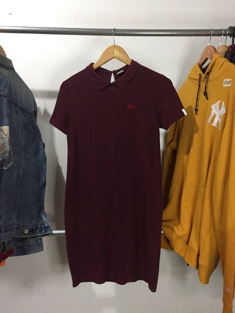 Lacoste Live Slim Fit Dress (Category: Dresses) located in Balayan. Submitted by _wethrift (Listing ID 1462530126, Image 1). Description: Lacoste Live Slim Fit Dress - size 5 on tag - waist 17 - leng 34 - stretchable - excellent condition - color rate 9.5/10 MINE - 1800 +shipping fee 📍 BALAYAN, BATANGAS.