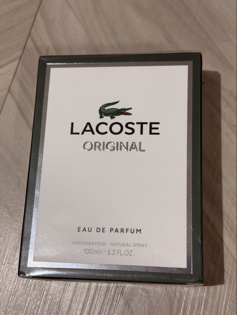 Lacoste Original Eau de Parfum 100ml (Category: Fragrance & Deodorants) located in Taguig. Submitted by yungcollective (Listing ID 1462620447, Image 2). Description: - Lacoste Original Eau de Parfum for Men - Natural Spray - 100ml Bottle - Made in France - Ideal for everyday wear got it as a gift not rlly my scent profile bnew .