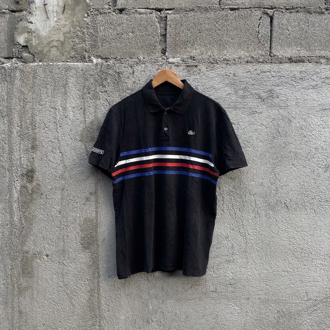 LACOSTE POLO (Category: Luxury Apparel) located in Banga. Submitted by iraleem220741 (Listing ID 1462548515, Image 1). Description: SIZE XL 22x28 9.5/10 CR EXCELLENT CONDI ISSUE NA PARANG HNDI ISSUE YUNG PAINTS.
