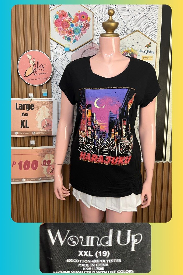 LADIES TSHIRTS ASSORTED S2 (Category: Shirts) located in Talisay. Submitted by frentuma (Listing ID 1462673621, Image 3). Description: VISIT MY FB PAGE FEBZ E-STORE FOR MORE ITEMS 💕💕🛍️🛍️ Like new Preloved price and size indicated each picture 👍 like and follow fb page Febz e-store for more available items 📌Location Deca Dumlog Talisay Cebu Cebu buyer- delivery maxim add delivery fee or pick.up (Near location) 🌟 Outside Cebu- shipping thru 