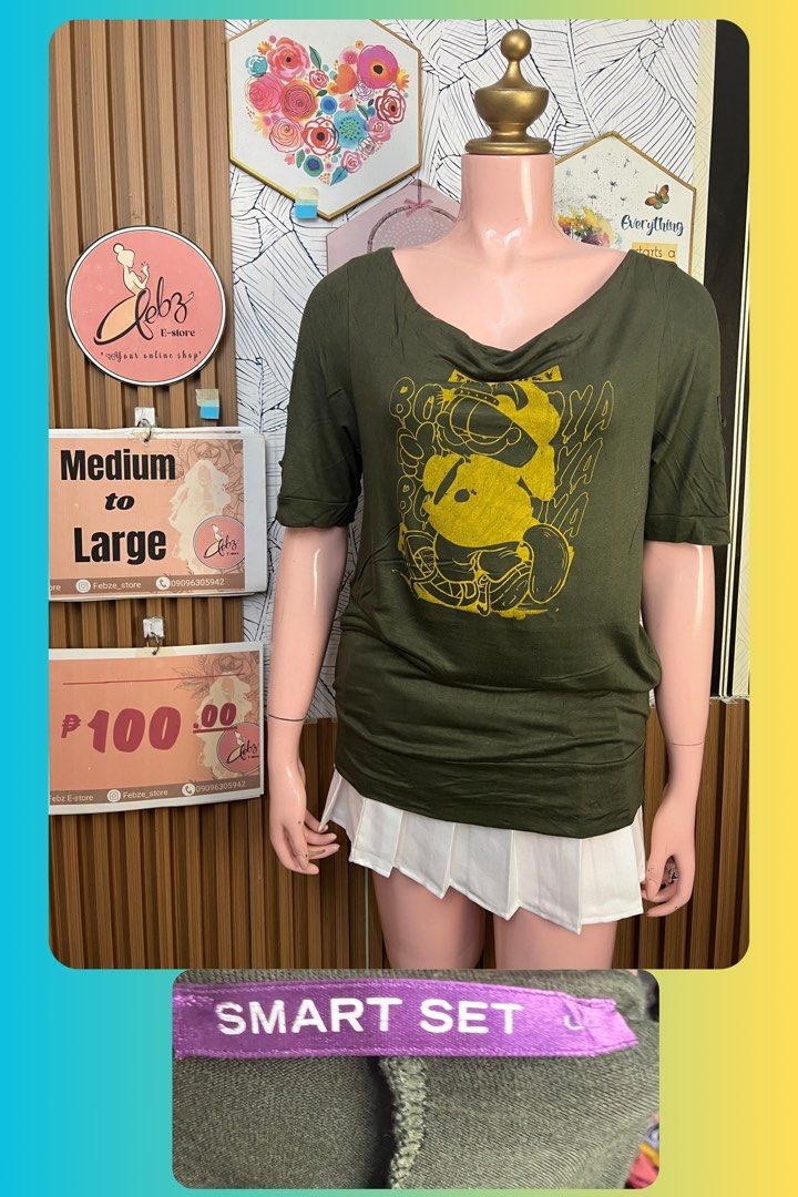 LADIES TSHIRTS ASSORTED S5 (Category: Shirts) located in Talisay. Submitted by frentuma (Listing ID 1462674272, Image 3). Description: VISIT MY FB PAGE FEBZ E-STORE FOR MORE ITEMS 💕💕🛍️🛍️ Like new Preloved price and size indicated each picture 👍 like and follow fb page Febz e-store for more available items 📌Location Deca Dumlog Talisay Cebu Cebu buyer- delivery maxim add delivery fee or pick.up (Near location) 🌟 Outside Cebu- shipping thru 