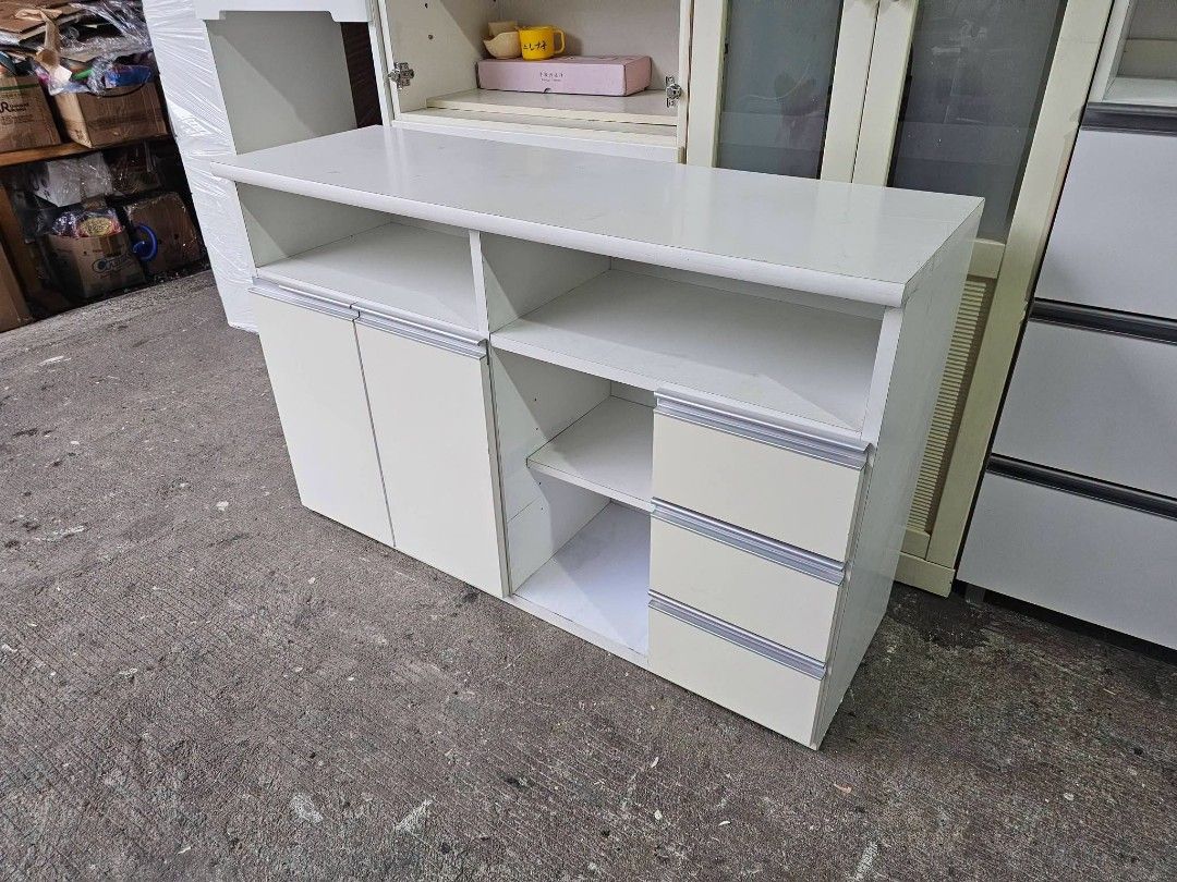 Lateral Organizer (Category: Shelves, Cabinets & Racks) located in Meycauayan. Submitted by marygracecasimiro (Listing ID 1462450788, Image 3). Description: Lateral Organizer (DUCO) ✔L-47 H-30.5 W-15.5 inches 📏 ✔2 Doors,3 Shelfs & 3 Drawers🗄 ✔Laminated 🔖 ✔️Compress & Mdf Back! 💢 ✔Scratches As-is! 👌💚 Price:9,800.