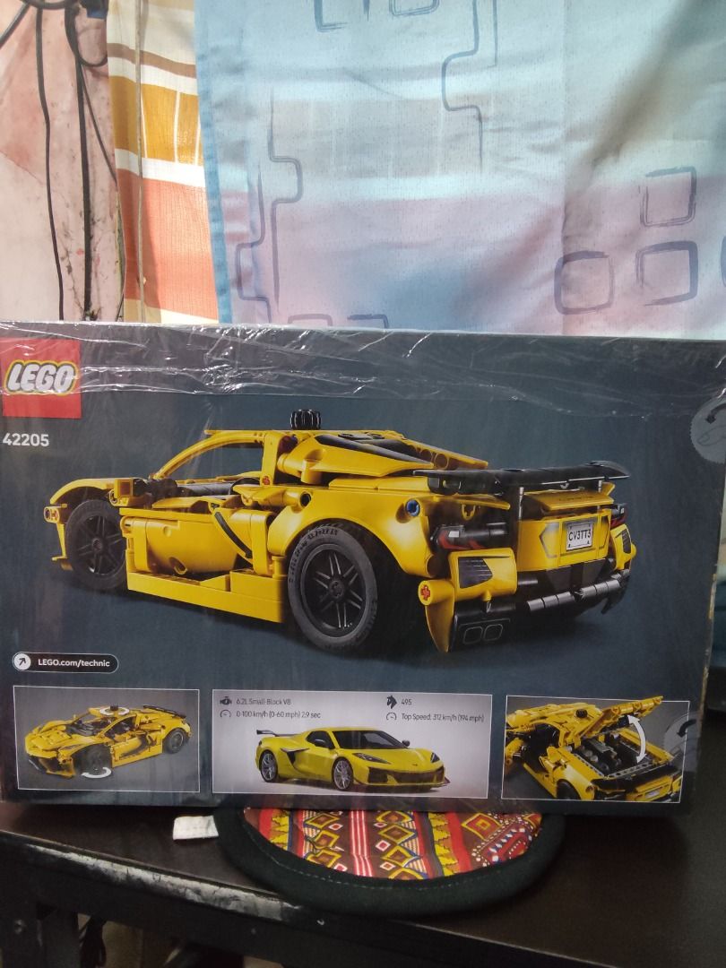 LEGO Technic 42205 Chevrolet Corvette Stingray (Category: Lego & Building Sets) located in Quezon City. Submitted by nabsharief (Listing ID 1462470488, Image 3). Description: 📦 Item Details: LEGO Technic 42205 Chevrolet Corvette Stingray 732 pieces Recommended age: 9+ Model features realistic Corvette styling and Technic functions Box is still covered in protective plastic wrap Please see actual photos for the item's condition 🏁 Corvette Detail
