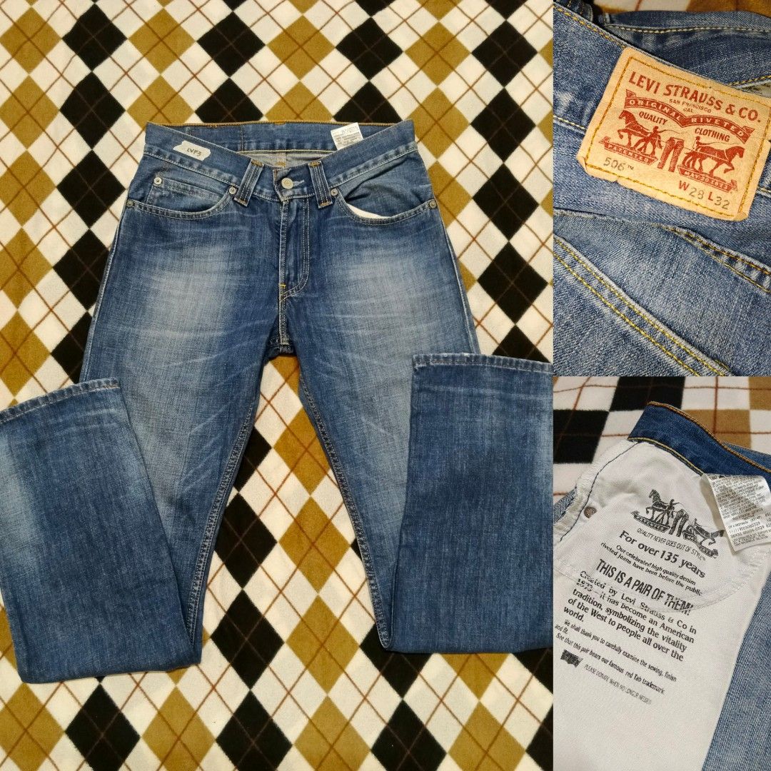 Levi’s 506™ (Standard Straight) (Category: Jeans) located in Dagupan City. Submitted by _miyph (Listing ID 1462604055, Image 1). Description: Levi’s 506™ (Standard Straight). Faded blue vintage denim with the original tags still fully intact. 👖✨ Price: 1k + sf 🛒 Comment "MINE NOW" or DM for the full details!.
