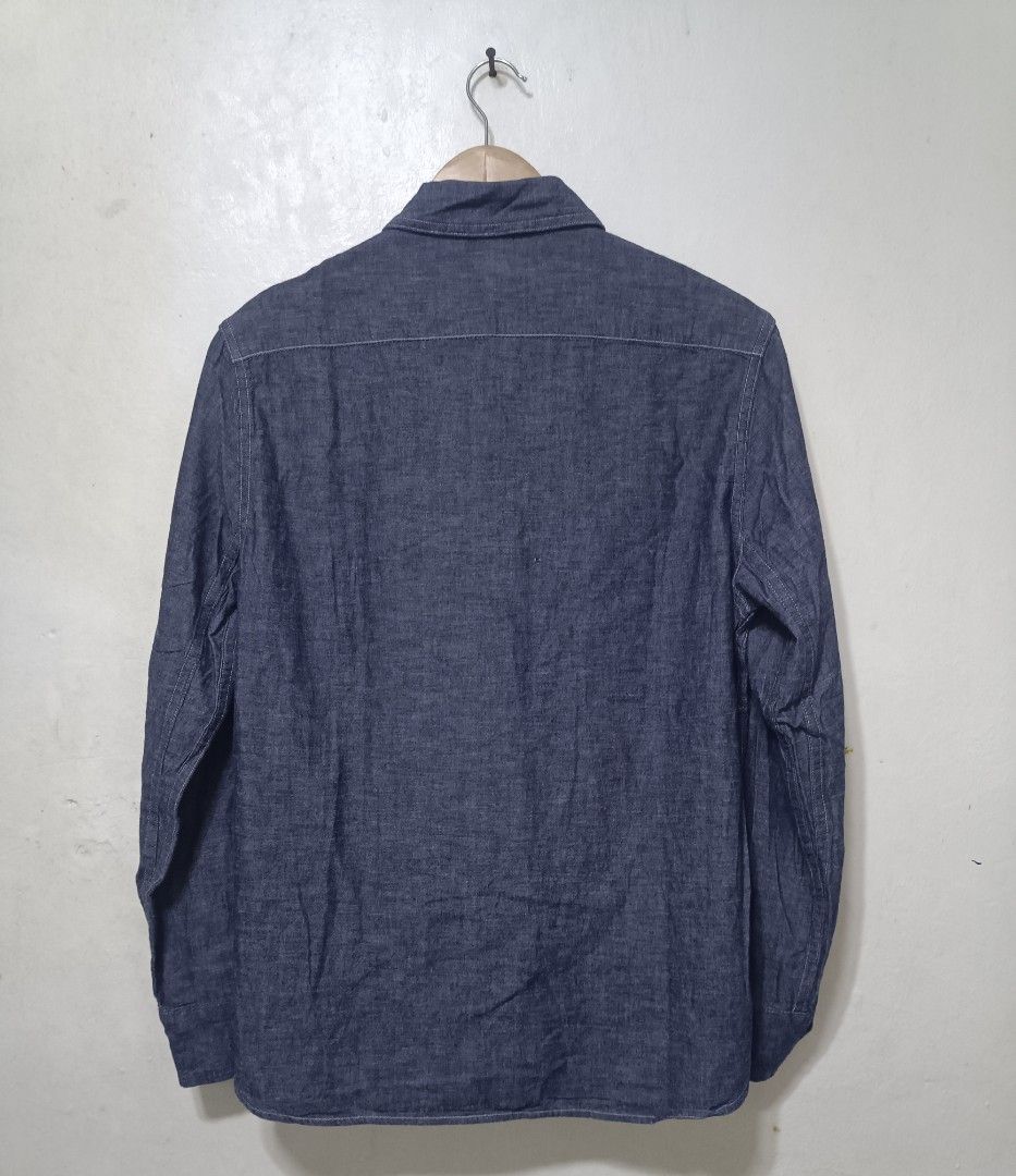 Levi's LVC sunset chambray shirt Ls (Category: Activewear) located in Muntinlupa City. Submitted by kamiseta01 (Listing ID 1462552310, Image 3). Description: authentic 1920s levis LVC sunset chambray shirt Ls made in USA xtra small tag measurement small excellent condition.