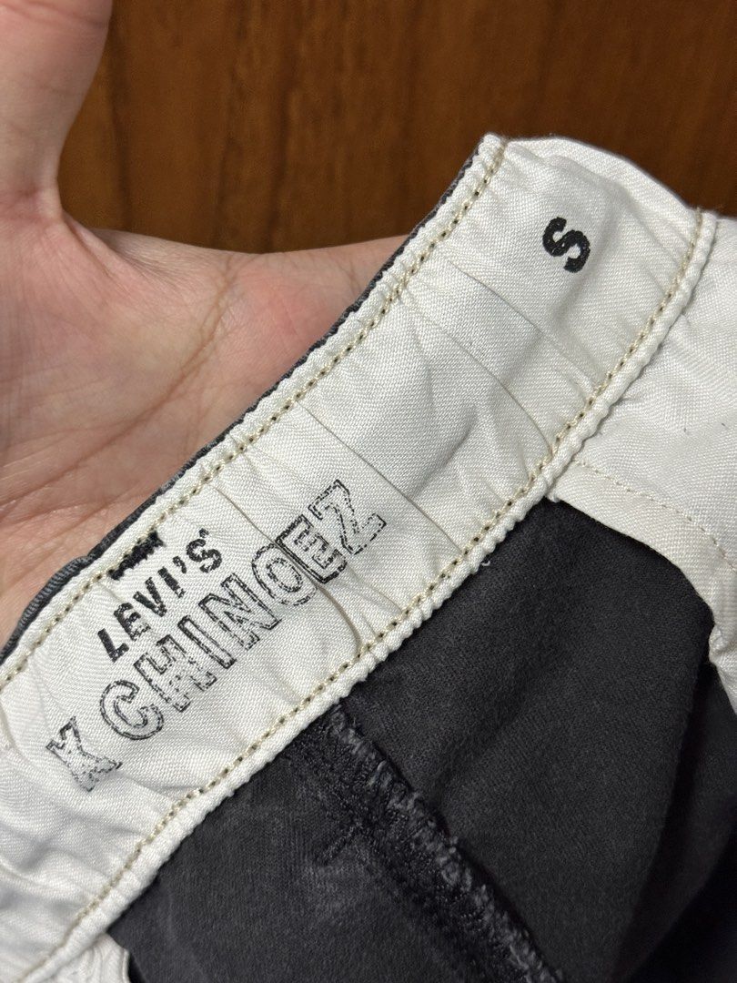 LEVI'S XX Chino EZ shorts (Category: Shorts) located in Cavite. Submitted by g1mon (Listing ID 1462616218, Image 3). Description: This item is thrifted Tagged size: small Measurements (inches): Waist: (unstretched) 15 - 18 (stretched) Length: 17.5 Leg opening: 10.5 Issues: Just some wear on the button *Note: Lighting may affect the colour in the image* Feel free to message for any questions!.