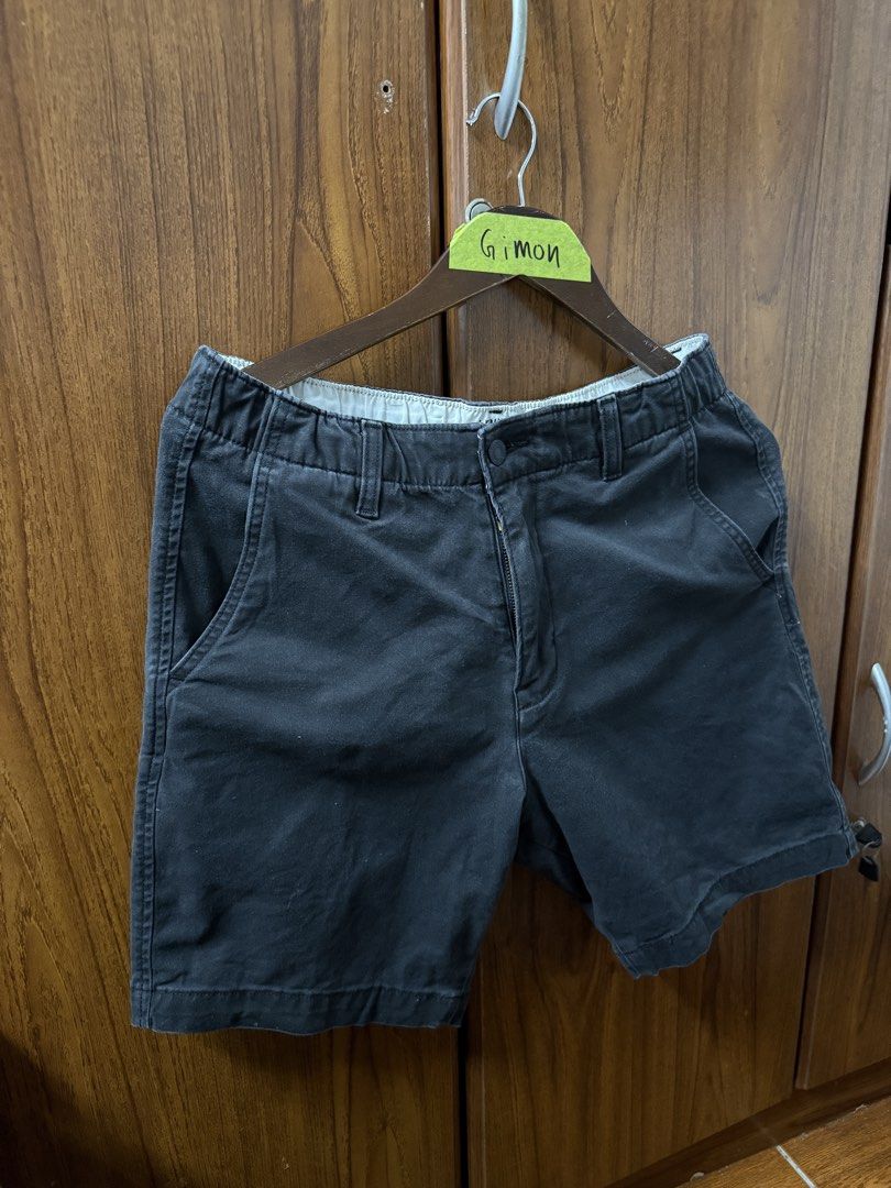 LEVI'S XX Chino EZ shorts (Category: Shorts) located in Cavite. Submitted by g1mon (Listing ID 1462616218, Image 1). Description: This item is thrifted Tagged size: small Measurements (inches): Waist: (unstretched) 15 - 18 (stretched) Length: 17.5 Leg opening: 10.5 Issues: Just some wear on the button *Note: Lighting may affect the colour in the image* Feel free to message for any questions!.