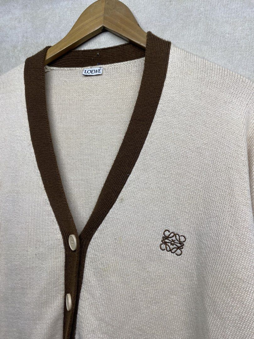 Loewe - Cardigan (Category: Activewear) located in Valenzuela. Submitted by rektasource.ph (Listing ID 1462599927, Image 3). Description: Loewe - Cardigan Has yellow dot stain Need wash only Length: 26.5 Armpit to armpit: 23.5.