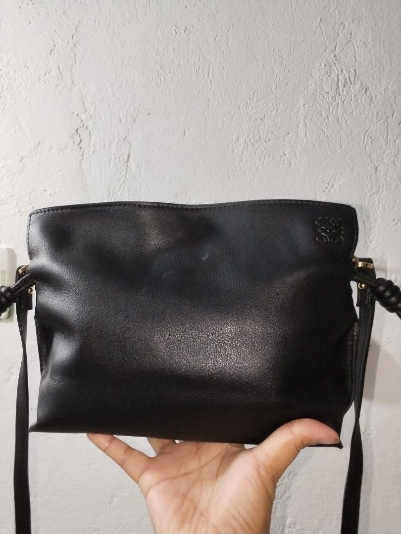 Loewe Black Sling (Category: Cross-body Bags) located in Cavite. Submitted by bagssection04 (Listing ID 1462600907, Image 1). Description: loewe black sling small size all hardware intact.