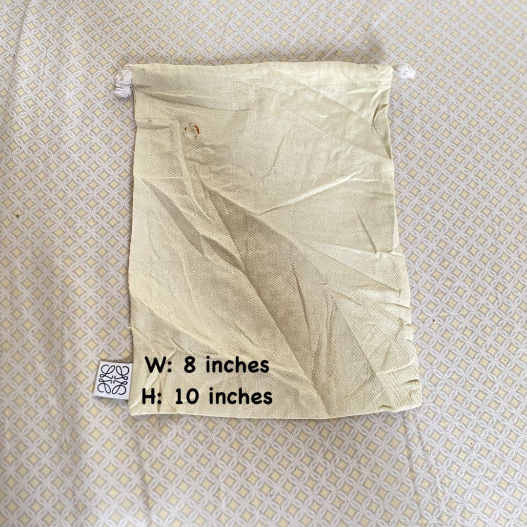 Loewe Small Dust Bag (Category: Luxury Bags & Wallets) located in Iligan City. Submitted by authenticdustbags.ph (Listing ID 1462543038, Image 1). Description: .