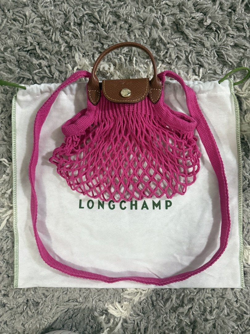 longchamp le pliage XS mesh bag (Category: Cross-body Bags) located in Pasig City. Submitted by janiecruzaban (Listing ID 1462471753, Image 2). Description: once ko lng nagamit, 100% original.