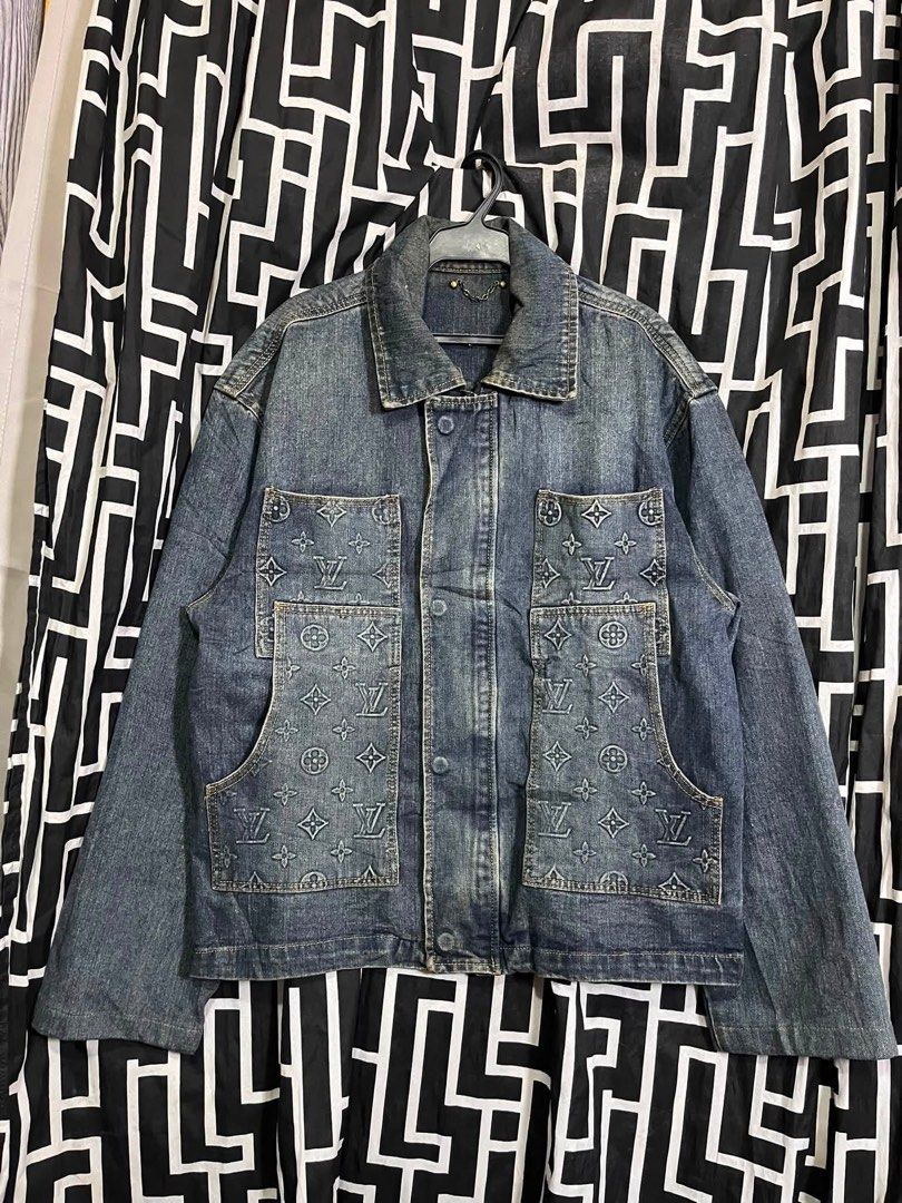 LOUIS VUITTON MONOGRAM DENIM (Category: Luxury Apparel) located in Manila. Submitted by bibiies2.0xghettothrift (Listing ID 1462631981, Image 1). Description: Details W23-24 L27 Large Loc.Baclaran Paranaque.