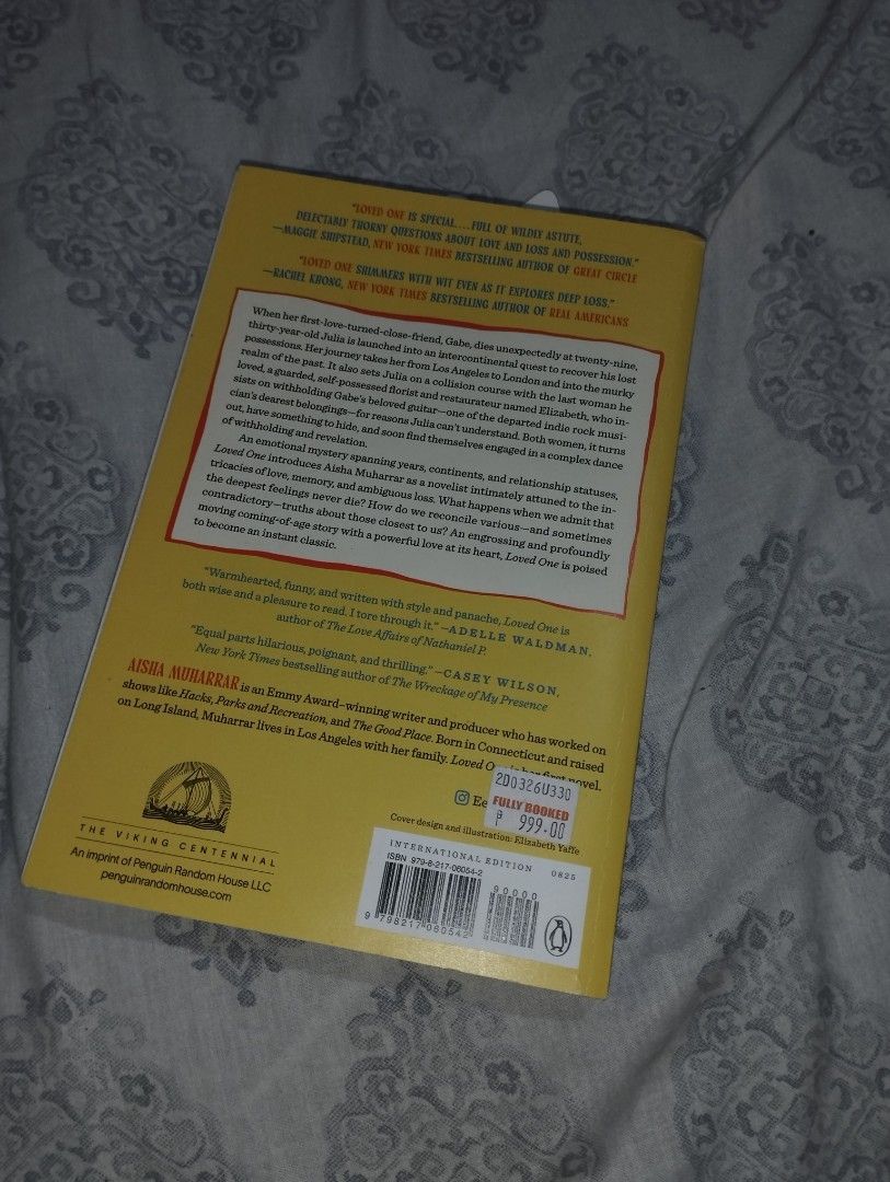 Loved One by Aisha Muharrar (Category: Storybooks) located in San Felipe. Submitted by itsangelcl99131 (Listing ID 1462635486, Image 2). Description: from fullybooked export edition very good condition little to minimal sign of usage.
