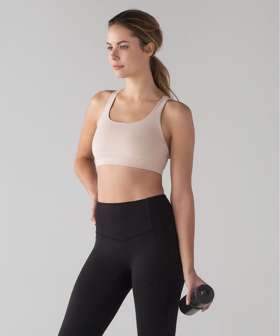 Lululemon Energy Bra dot 4 (Category: Activewear) located in Rosales. Submitted by dariang22 (Listing ID 1462454578, Image 3). Description: - Lululemon Energy Bra - Color: Nude Pink - Size: dot 4 - Support: Light (ideal for yoga, training) - Design: Strappy back.