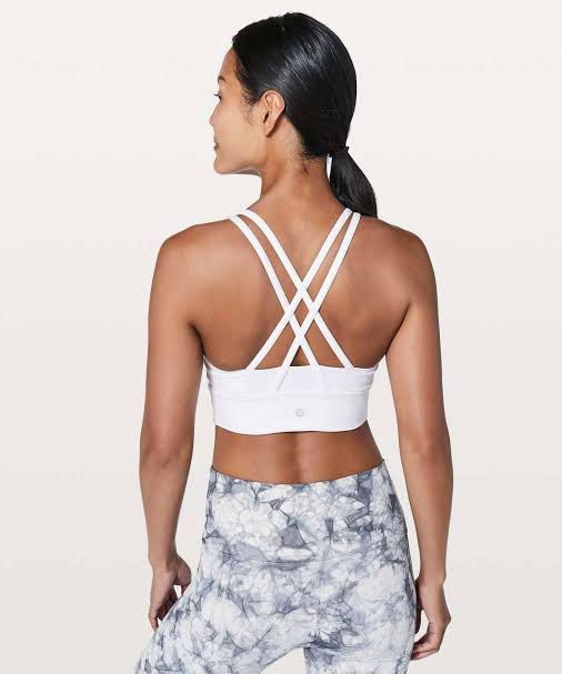 Lululemon energy Bra dot 8 (Category: Activewear) located in Rosales. Submitted by dariang22 (Listing ID 1462456843, Image 1). Description: - White Lululemon sports bra - Strappy back design - Comfortable for workouts -.