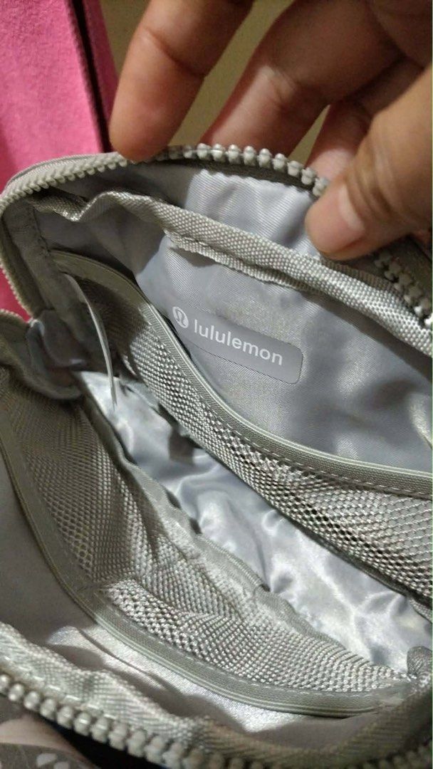 Lululemon Grey Pouch Bag (Category: Purses & Pouches) located in Manila. Submitted by lbiliran1346900 (Listing ID 1462474775, Image 3). Description: - Grey Lululemon pouch - Zipper closure - Interior mesh pockets - Interior zipped compartment - Small Lululemon logo on the outside - Ideal for organizing essentials.