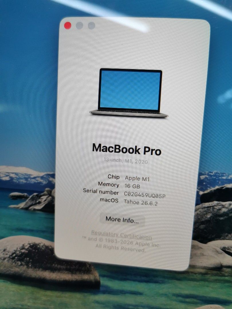 macbook pro （分類：手提電腦）位於 Hong Kong。 由 luckystar_computer 提交（商品編號 1462550926，圖片 2）。簡介： MacBook pro M1 2020年 16G DDR4.FC 512G Nvme ssd 2560*1600。