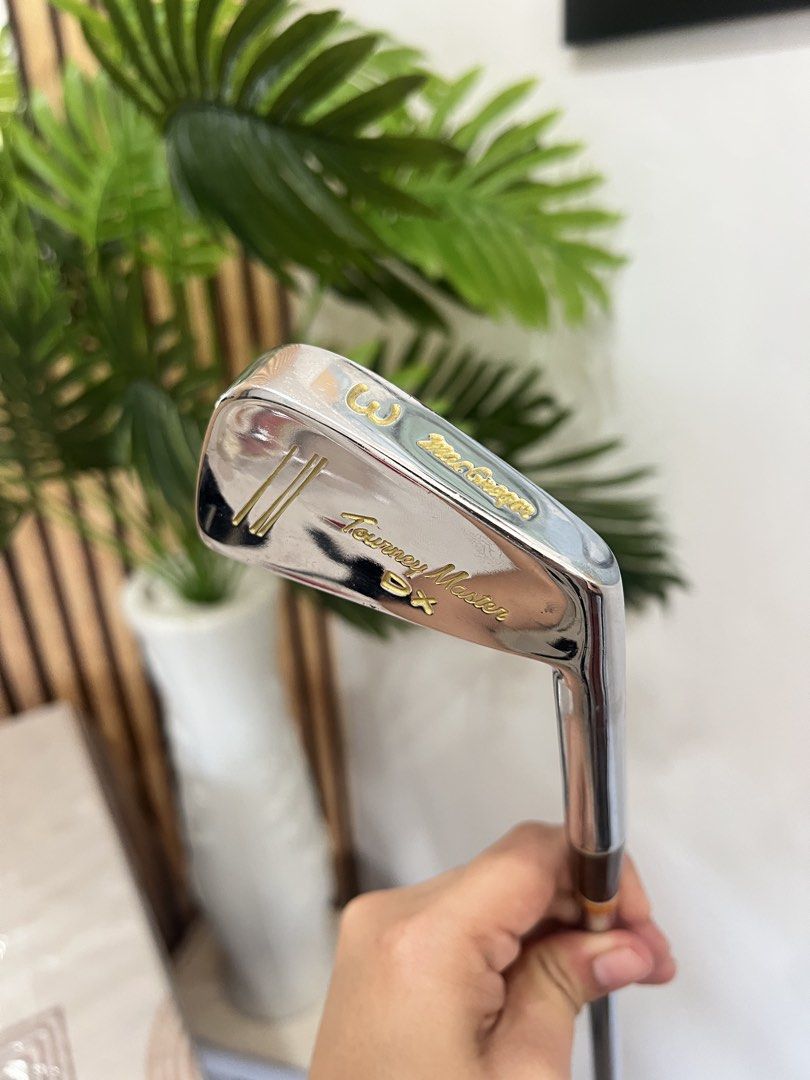 MacGregor Tourney Master DX Golf Iron Club (Category: Golf) located in Manila. Submitted by livefish.26c802 (Listing ID 1462456249, Image 2). Description: - MacGregor Tourney Master DX golf iron - Classic, clean design - Some signs of use on clubface (normal for golf clubs) - Ready for the course.