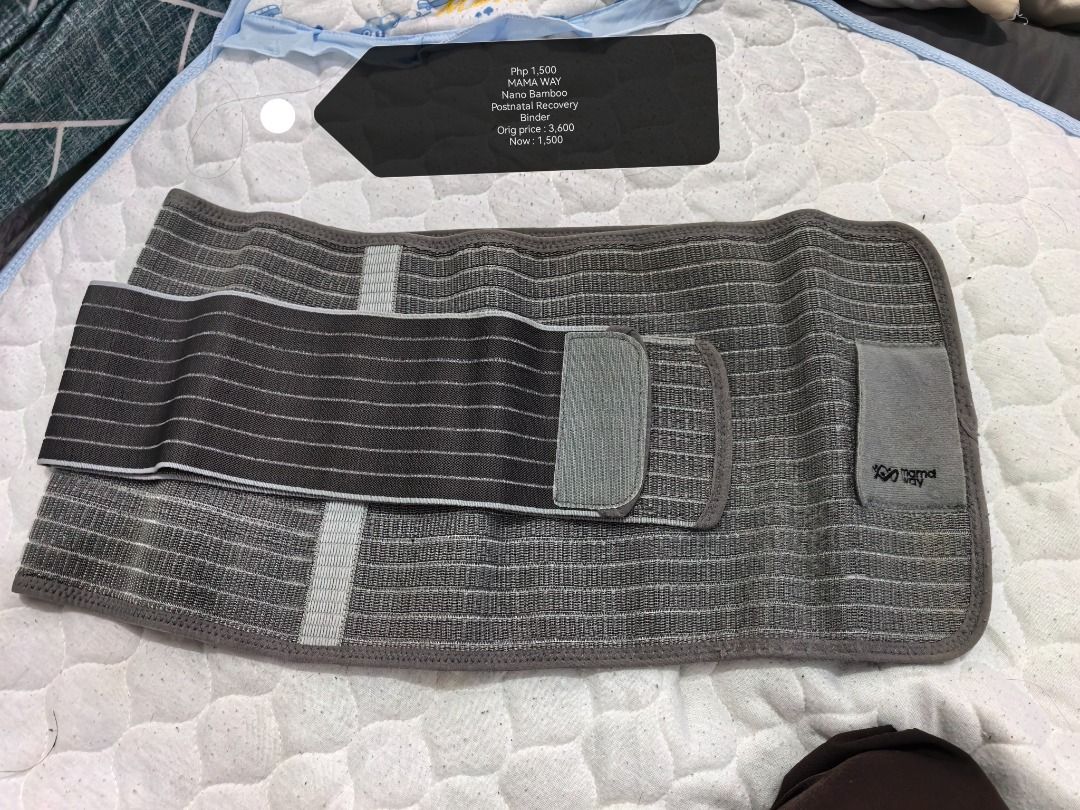 Mamaway Nano Bamboo postnatal binder (Category: Maternity Care) located in Caloocan City. Submitted by mommyval (Listing ID 1462519338, Image 1). Description: With free baby wearing from tiny tots -From Darangan Binangonan Rizal.