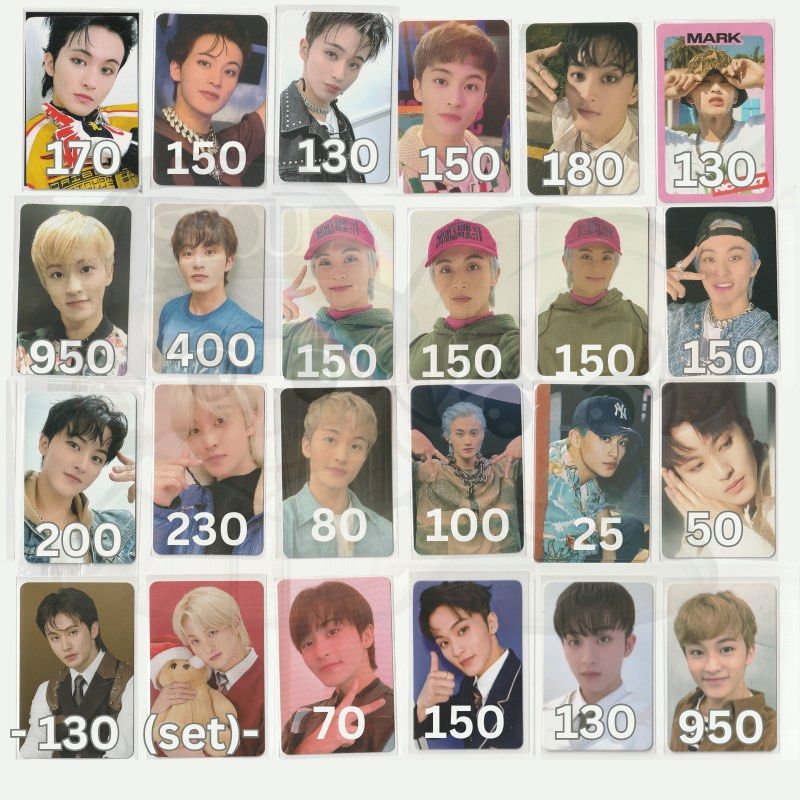 Mark Lee Photocards (Category: K-Wave Merchandise) located in Malabon City. Submitted by yeppeokpoptoo (Listing ID 1462522870, Image 1). Description: TAKE ALL FOR ₱2,950 mark lee photocards dop: minimal dp, 2 weeks rembal - dnc if sensitive. won't send vid conditions, but rest assured that these are all well taken care of. # nct 127 dream ay-yo non-album trading cards beatbox glitch mode.