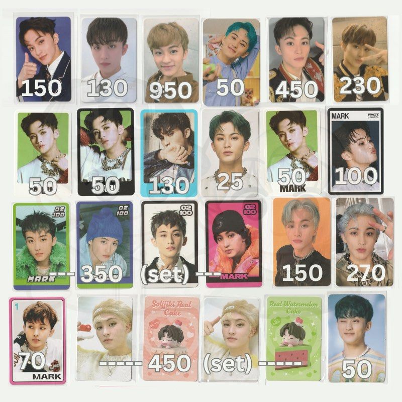 Mark Lee Photocards (Category: K-Wave Merchandise) located in Malabon City. Submitted by yeppeokpoptoo (Listing ID 1462522870, Image 2). Description: TAKE ALL FOR ₱2,950 mark lee photocards dop: minimal dp, 2 weeks rembal - dnc if sensitive. won't send vid conditions, but rest assured that these are all well taken care of. # nct 127 dream ay-yo non-album trading cards beatbox glitch mode.