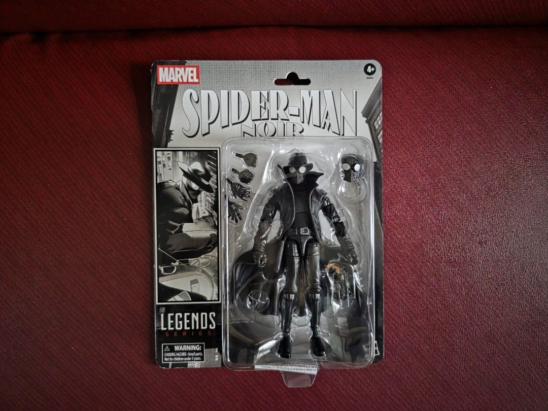 Marvel Legends Spider-Man Noir Retro Action Figure (Category: Figurines & Statues) located in Caloocan City. Submitted by merrykicksandcollectibles (Listing ID 1462622516, Image 1). Description: ✅ 100% Authentic & Original ✅ Brand New 💰 Price: ₱1,799 (Fixed) 📦 Box condition shown in images ⚠️ No last-price inquiries – they will be ignored. No response = Not interested..