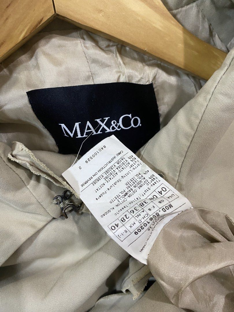 Max and Co. Trench Jacket (Category: Coats, Jackets and Outerwear) located in Mabalacat. Submitted by calmrabbit.ae2127 (Listing ID 1462522669, Image 3). Description: .