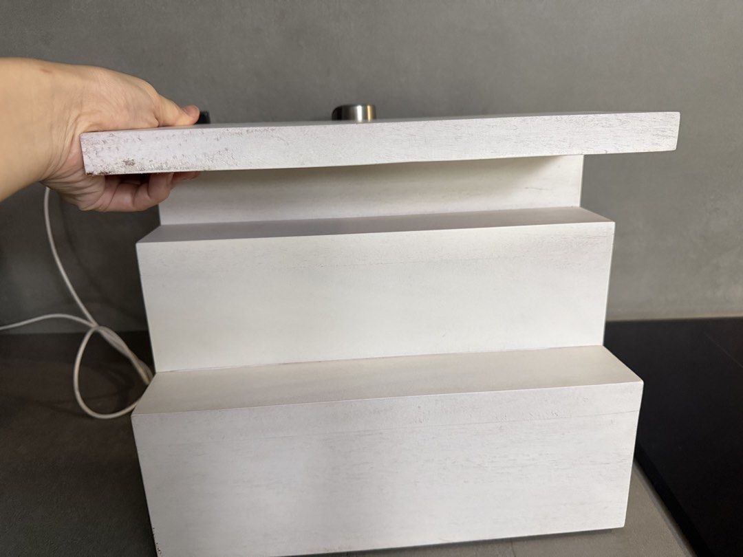 Mayfair & Co Segovia Step Shelf White (Category: Shelves, Cabinets & Racks) located in Manila. Submitted by ponyo.1 (Listing ID 1462469131, Image 3). Description: .