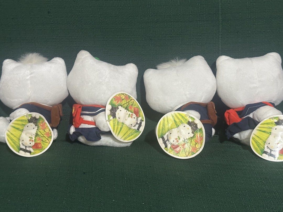 McDonald’s Hello Kitty School Uniform (Category: Character Goods) located in Manila. Submitted by sytakayama (Listing ID 1462551065, Image 2). Description: 300 per set vintage Hello Kitty.