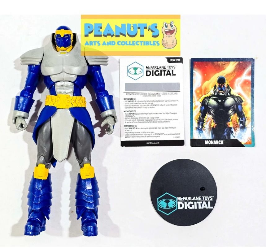 Mcfarlane Digital Monarch (Dc Countdown) (Category: Figurines & Statues) located in Manila. Submitted by memorylanestore (Listing ID 1462535439, Image 1). Description: NOTE: Please learn how to READ and UNDERSTAND the product description carefully and "Be a Responsible Buyer". *All complete. (Mcfarlane BOX not included) *In very good condition. No missing or broken parts. *Guaranteed 100% Authentic Mcfarlane Product *ACTUAL PHOTOS of the item pos
