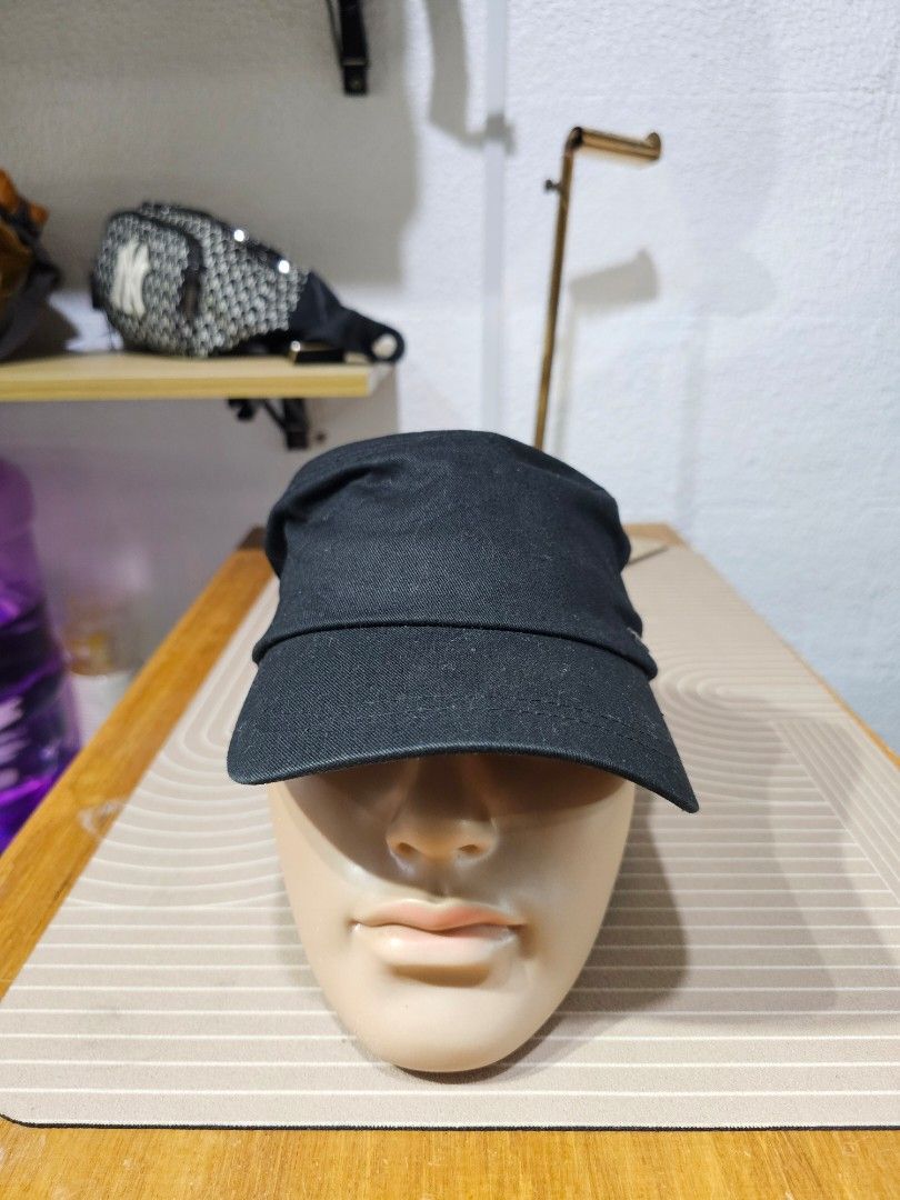 Merrell military-style or cadet work cap (Category: Caps & Hats) located in Baguio. Submitted by kayeonlineshop (Listing ID 1462550292, Image 2). Description: -black Merrell military-style or cadet work cap featuring a small metallic brand logo plate on the side. FREE SF WITHIN LUZON!.