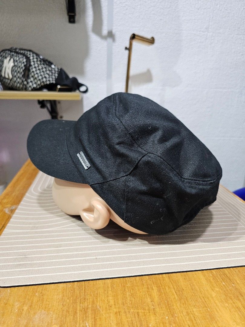 Merrell military-style or cadet work cap (Category: Caps & Hats) located in Baguio. Submitted by kayeonlineshop (Listing ID 1462550292, Image 3). Description: -black Merrell military-style or cadet work cap featuring a small metallic brand logo plate on the side. FREE SF WITHIN LUZON!.