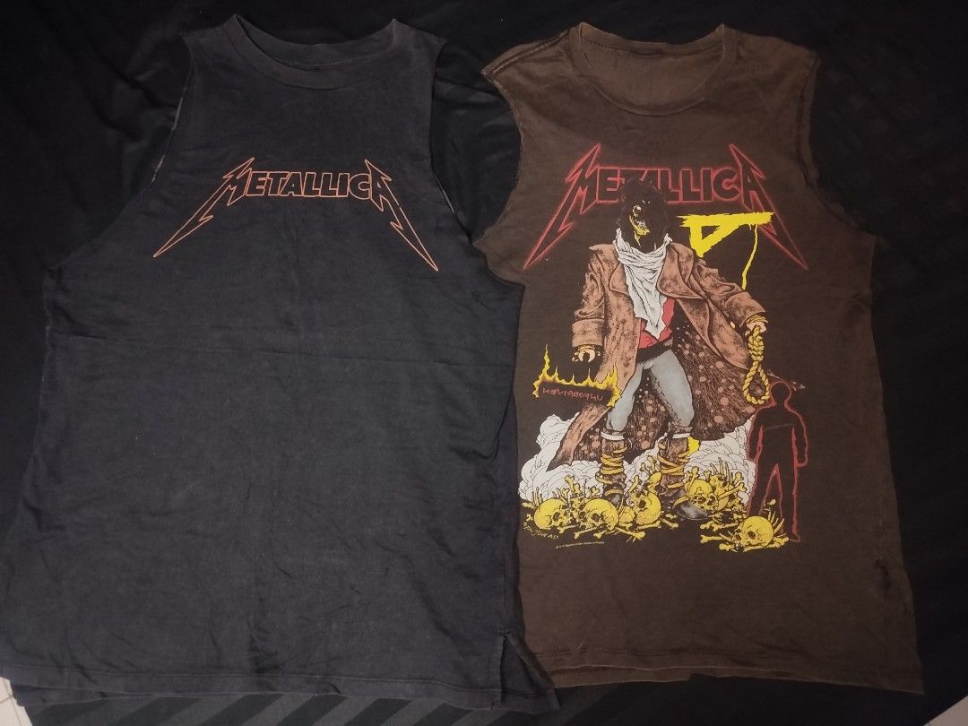 Metallica Cut Sleeves (Category: Tshirts & Polo Shirts ) located in San Juan City. Submitted by reddvelasquez4298 (Listing ID 1462448280, Image 1). Description: Metallica Flaming Sun 22.5 Width 30 Length Metallica Unforgiven 19 Width 29.5 Length Issues madaming butas, cut sleeves 750 Aspack DM.