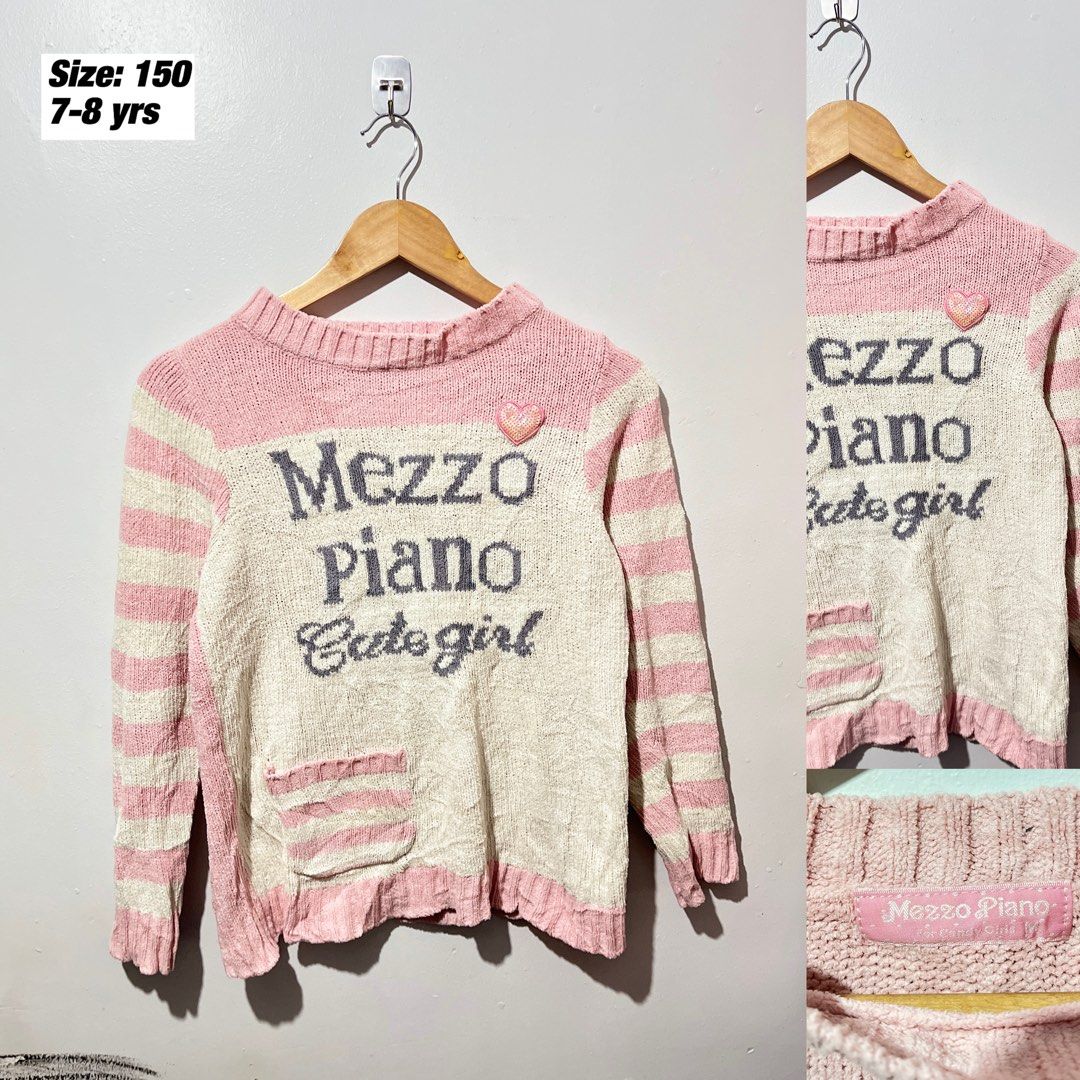 Mezzo Piano Knit Sweater (Category: Coats, Jackets and Outerwear) located in Naga. Submitted by colovedwithjanna (Listing ID 1462583099, Image 1). Description: XS-S.