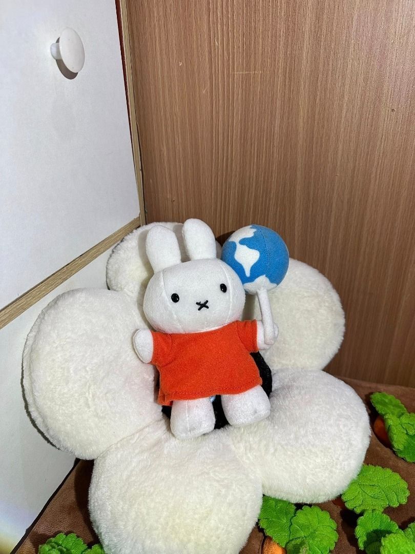Miffy x UNICEF : World peace is available collab small (Category: Designer & Blind Box Toys) located in Quezon City. Submitted by genie.fluff (Listing ID 1462645692, Image 2). Description: Approximate Size: 7.8in.