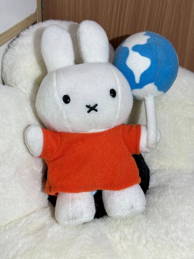 Miffy x UNICEF : World peace is available collab small (Category: Designer & Blind Box Toys) located in Quezon City. Submitted by genie.fluff (Listing ID 1462645692, Image 1). Description: Approximate Size: 7.8in.